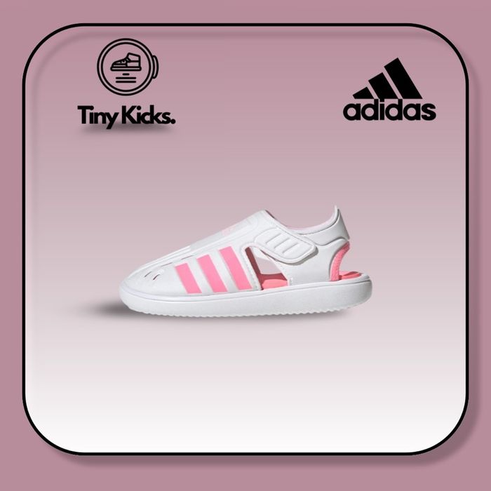 Adidas Water Slide White Pink