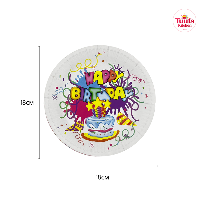 HBD таваг сальюттай  18cm