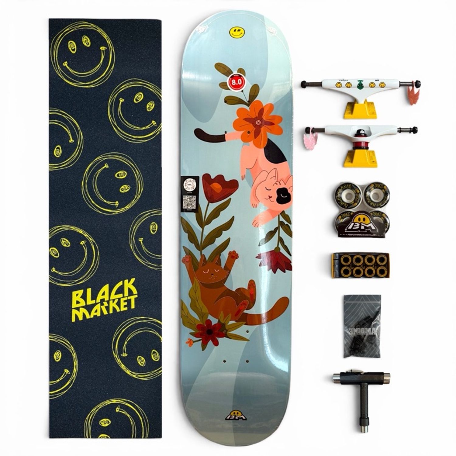 BM Complete Skateboard 8.0” 