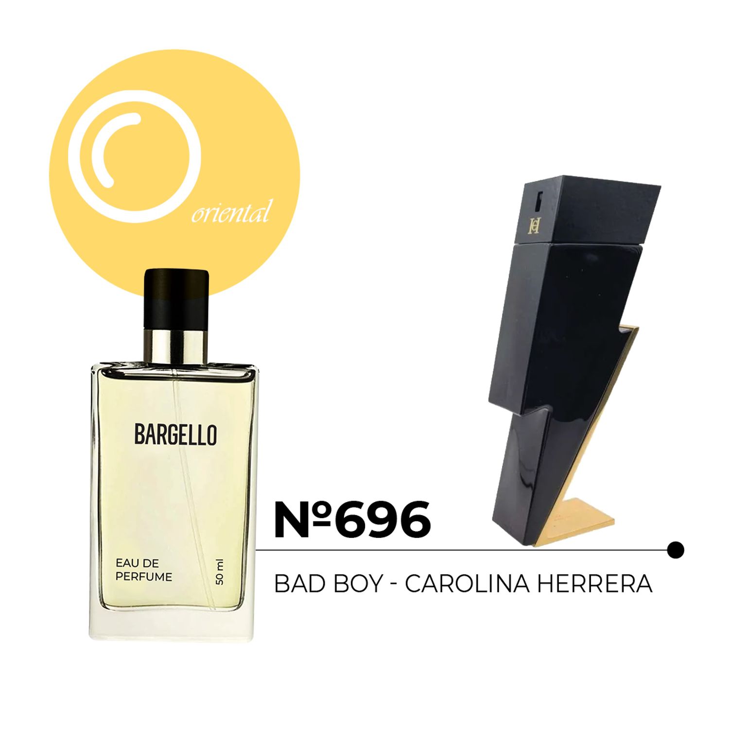 №696 for man 50 ml /Bad Boy - Carolina Herrera/