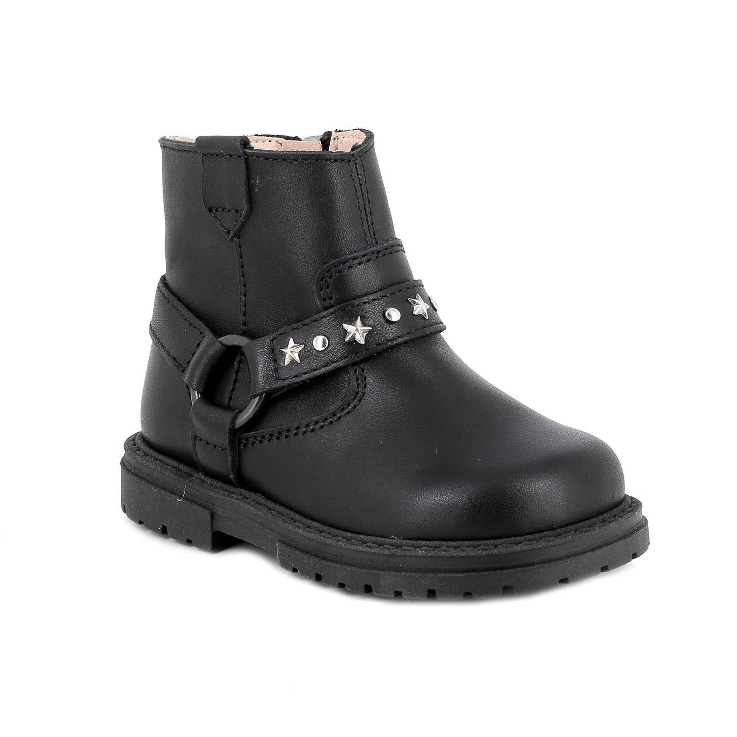PRIMIGI: Охидын Хар Biker Boots 