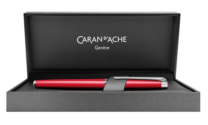 Caran d'Ache LÉMAN™ SLIM Rollerball Pen Scarlet Red