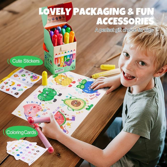 Pop Scents Markers 12 - Жимсний үнэртэй фломастер 12ш 