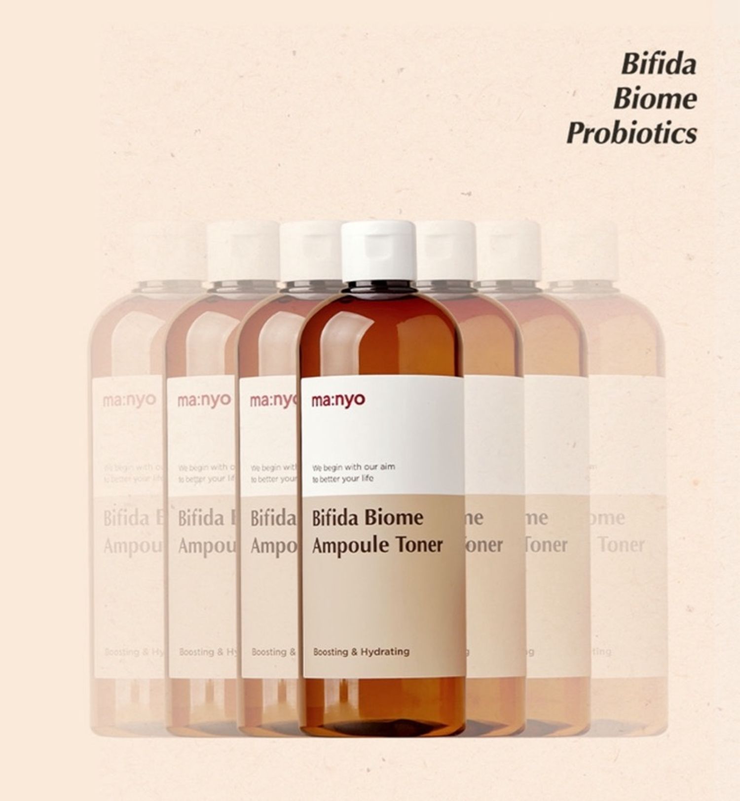 Ma:nyo Bifida Biome Ampoule Toner set 400ml+100ml