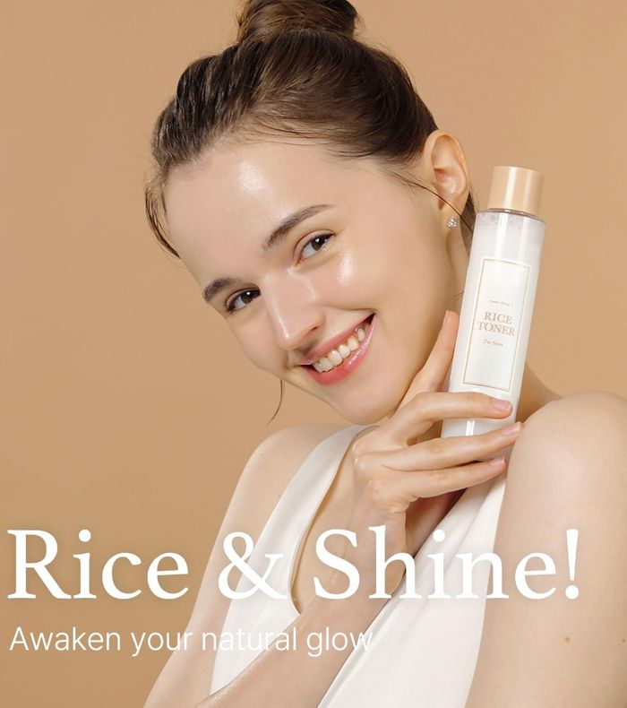 i am from Vegan Rice Milk Moisturizing Toner 150ml