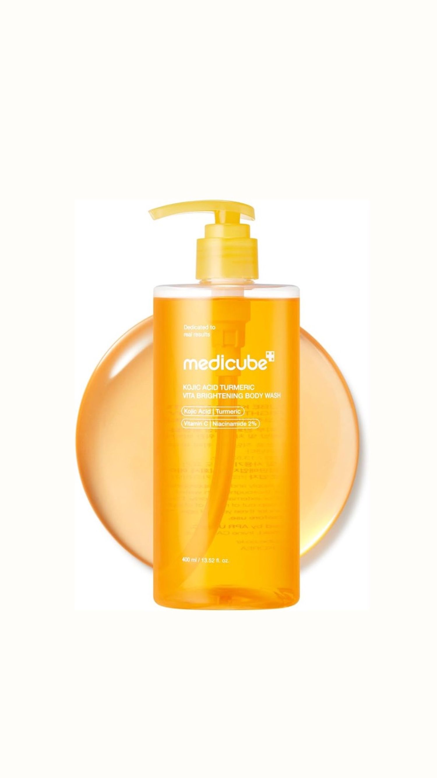 Medicube Kojic Acid Turmeric Brightening Body Wash 400ml