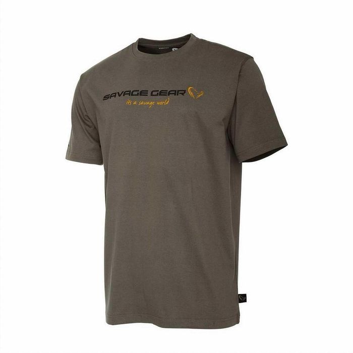 SAVAGE GEAR - LOGO T-SHIRT LODEN GREEN