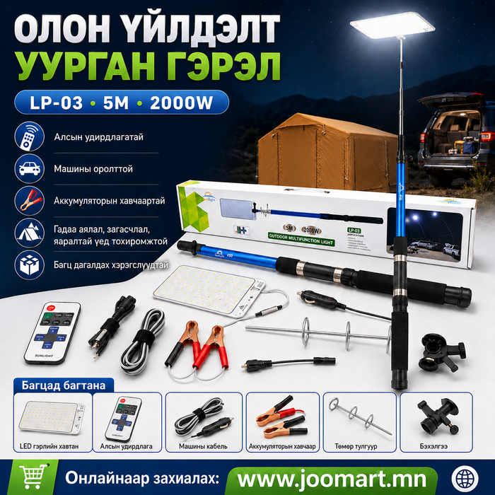 ОЛОН ҮЙЛДЭЛТ УУРГАН ГЭРЭЛ – LP-03