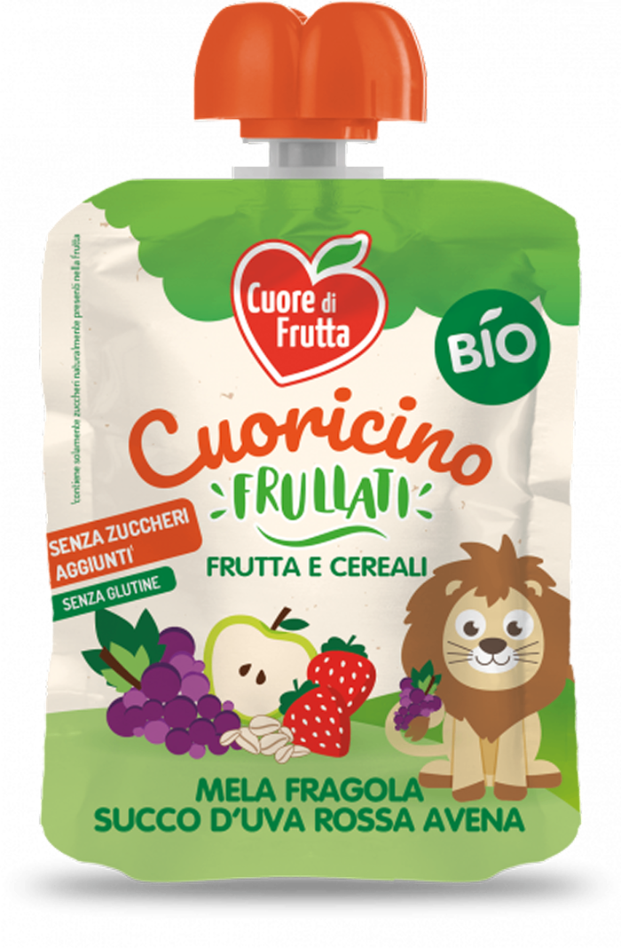 Хүүхдийн органик нухаш /Алим, Гүзээлзгэнэ, Усан үзэм, овьёос/