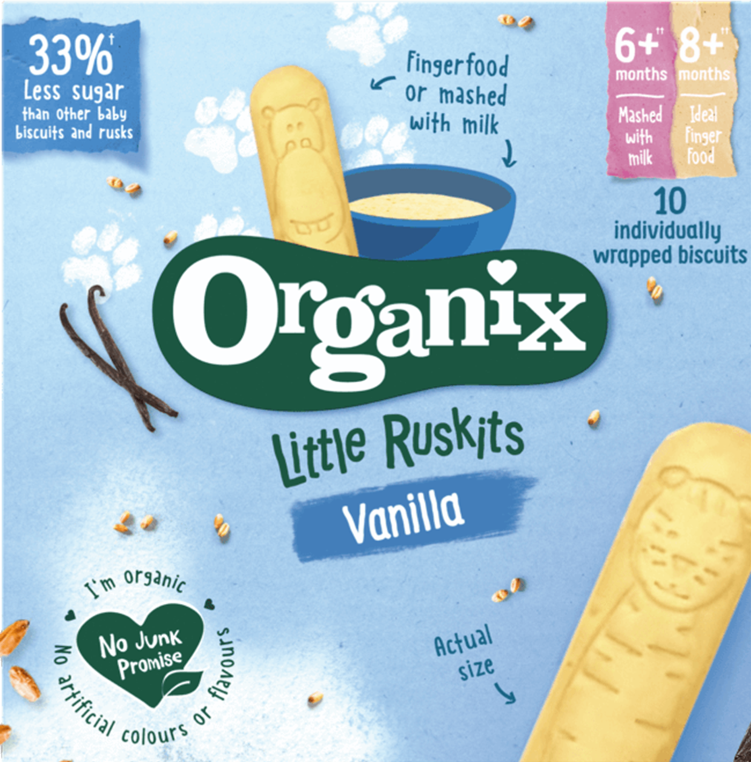 Ruskits vanilla / Ванилтай хайлдаг жигнэмэг 60 гр