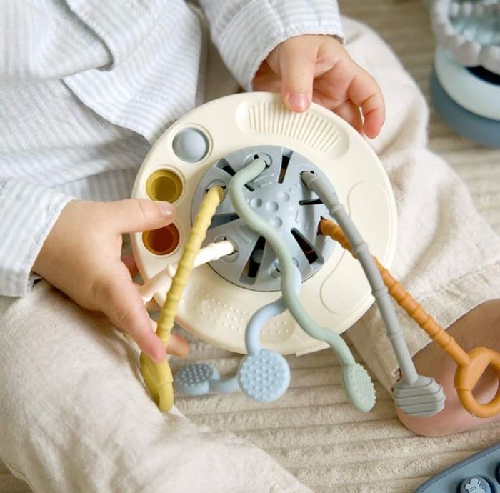 Moonkie pulling toy-Усан цэнхэр