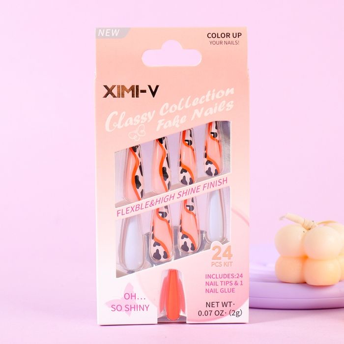 Classy Collection Fake Nails 24 Pcs #12