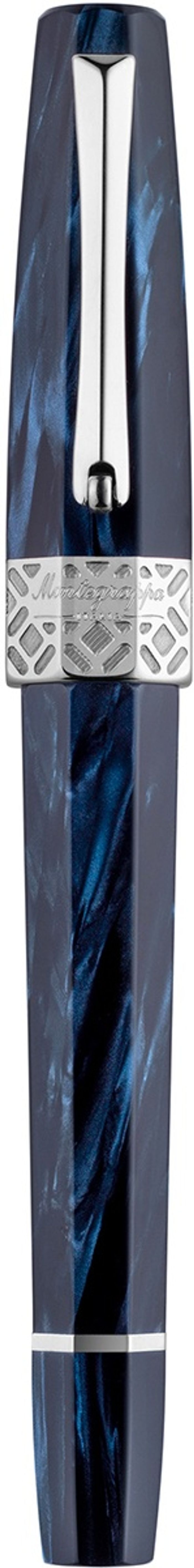 Montegrappa Extra Otto Fountain Pen, Dark Blue, Medium
