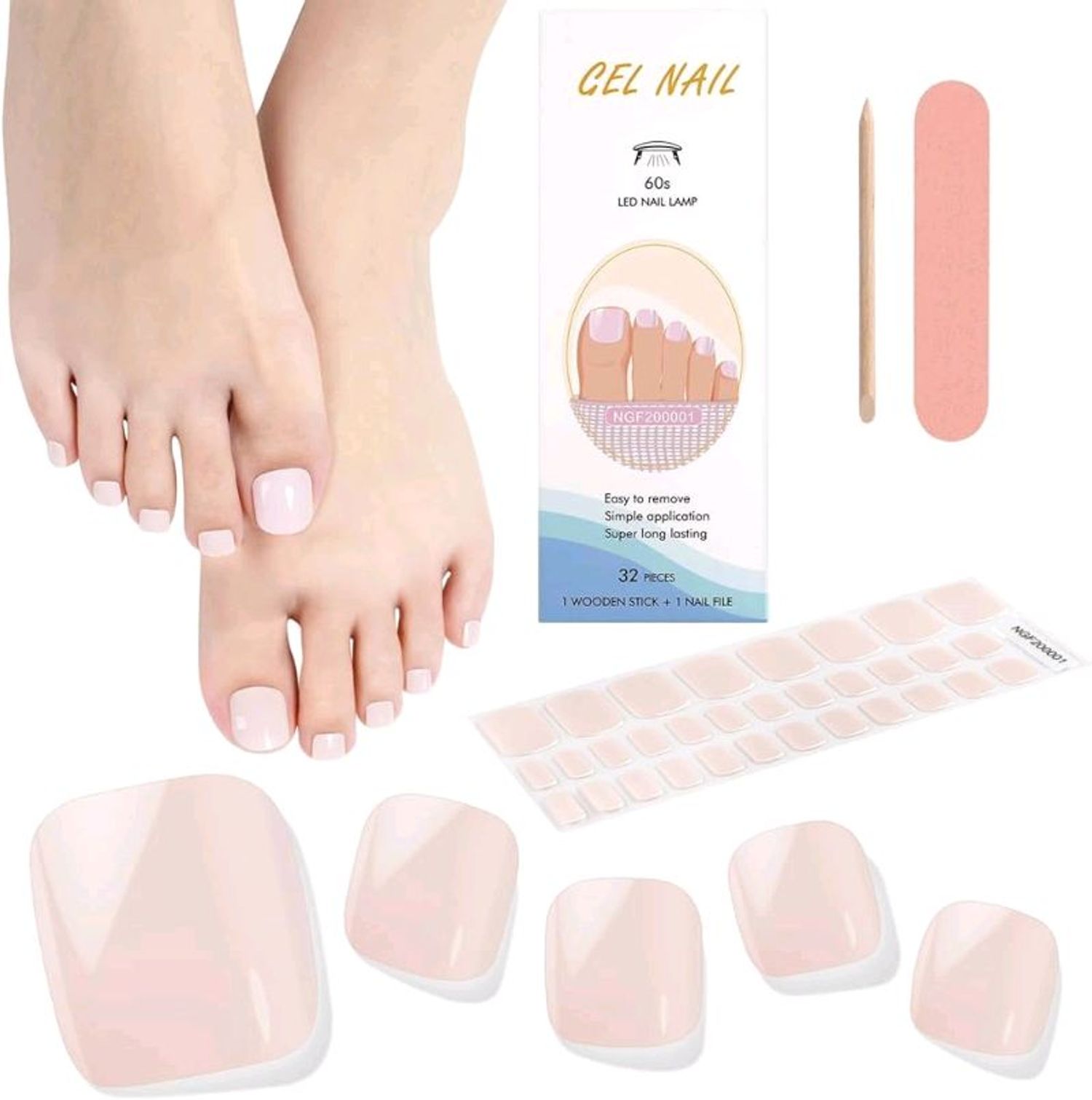 UV гeль наалт (пeдикюр)