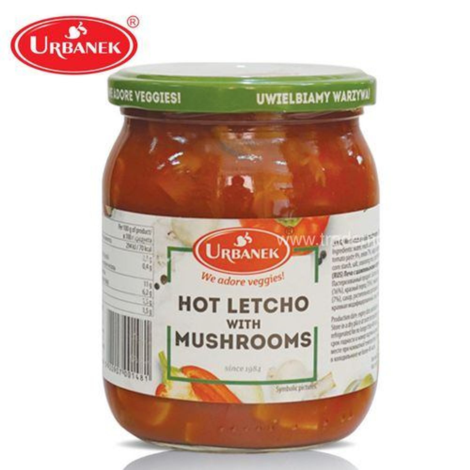 Лечо Урбанек  мөөгтэй 680гр