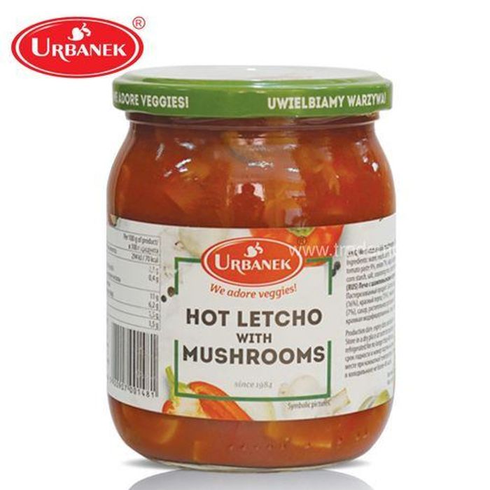 Лечо Урбанек  мөөгтэй 680гр