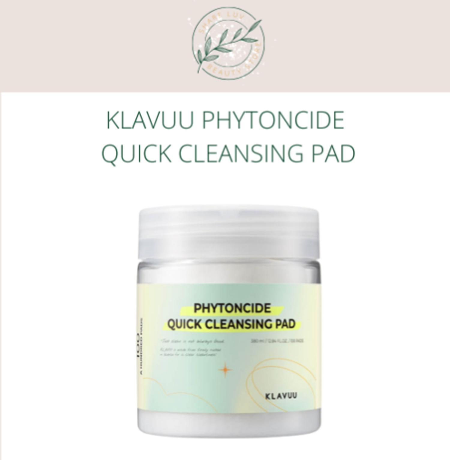 Klavuu Phytoncide Cleansing Pad