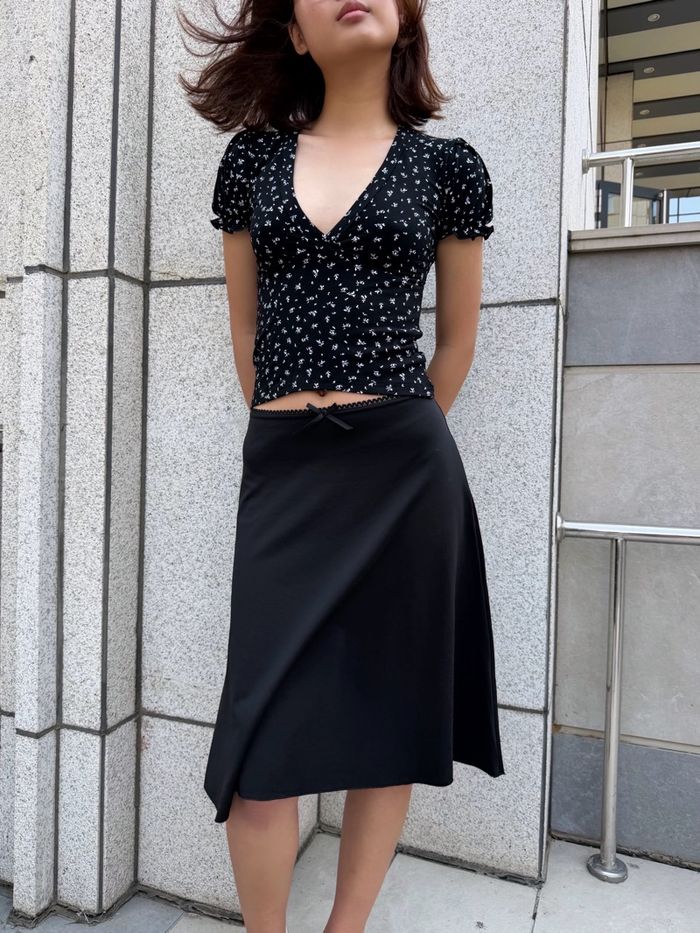 Y2K midi skirt
