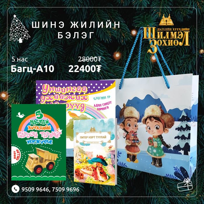 5 настай хүүхдийн шинэ жилийн бэлгийн багц А10