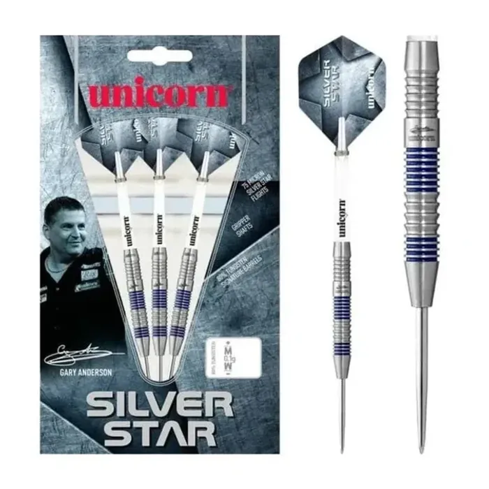 UNICORN SILVER STAR - GARY ANDERSON P2 80% - Steel Tip