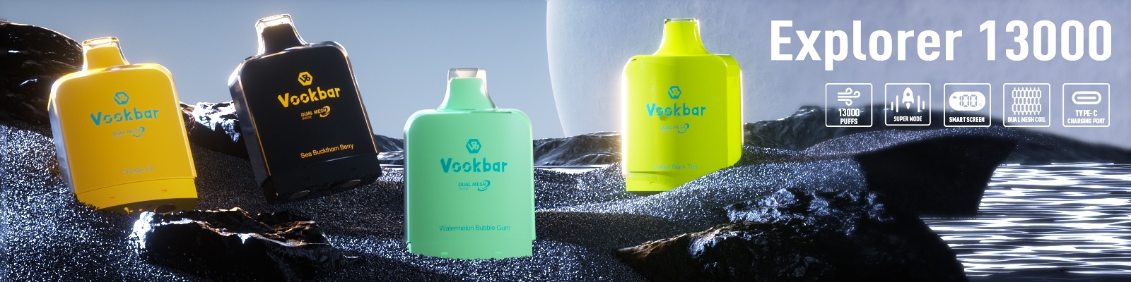 vuse go 1000 grape ice Vookbar main image 0