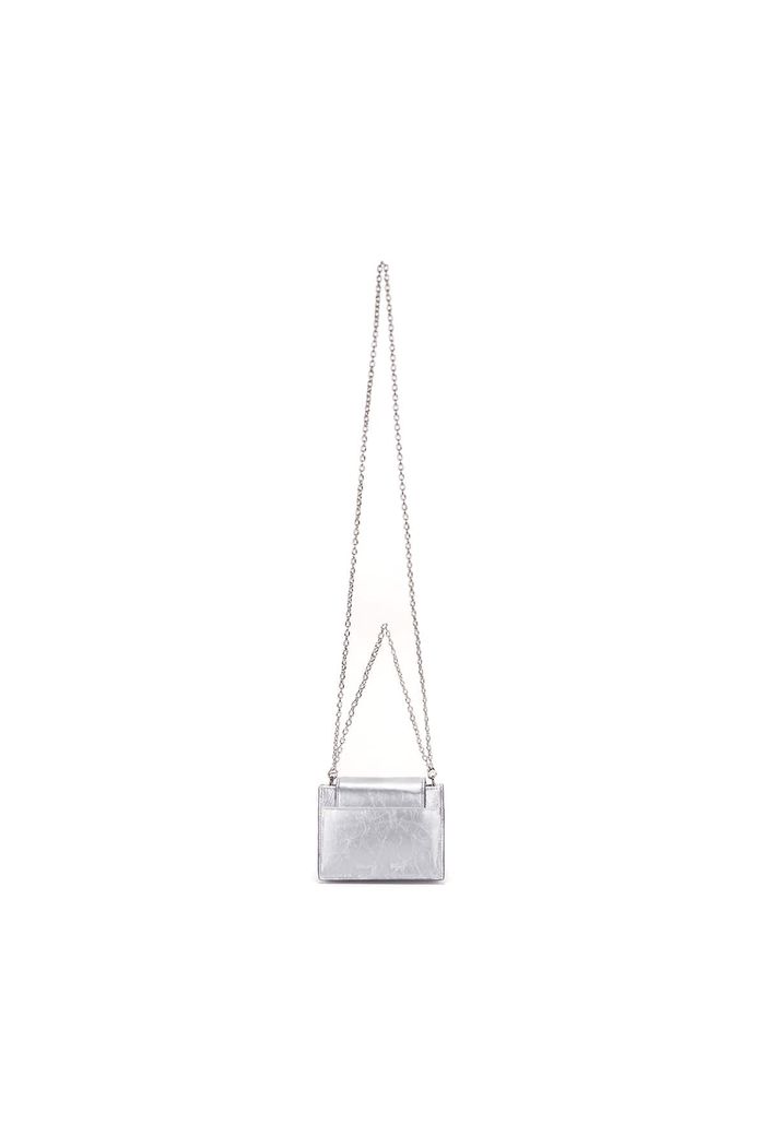 ACCORDION MINI BAG IN SILVER