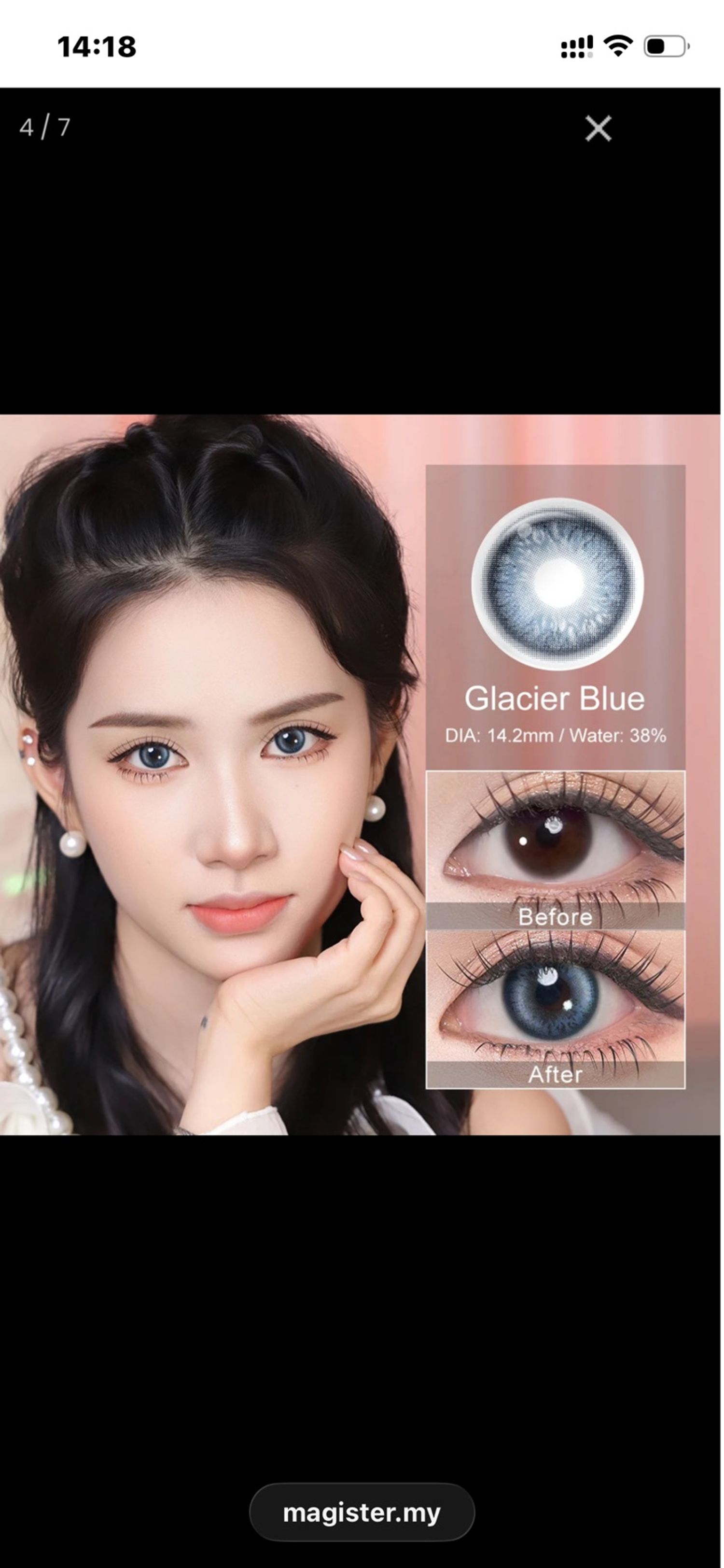 BLUSH GIRL Glacier Blue
