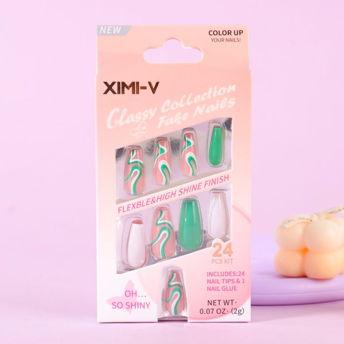 Classy Collection Fake Nails 24 Pcs #15