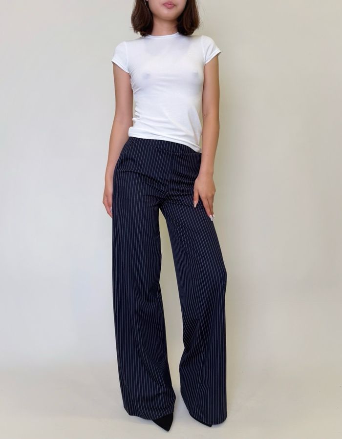 Wide leg pants /navy/