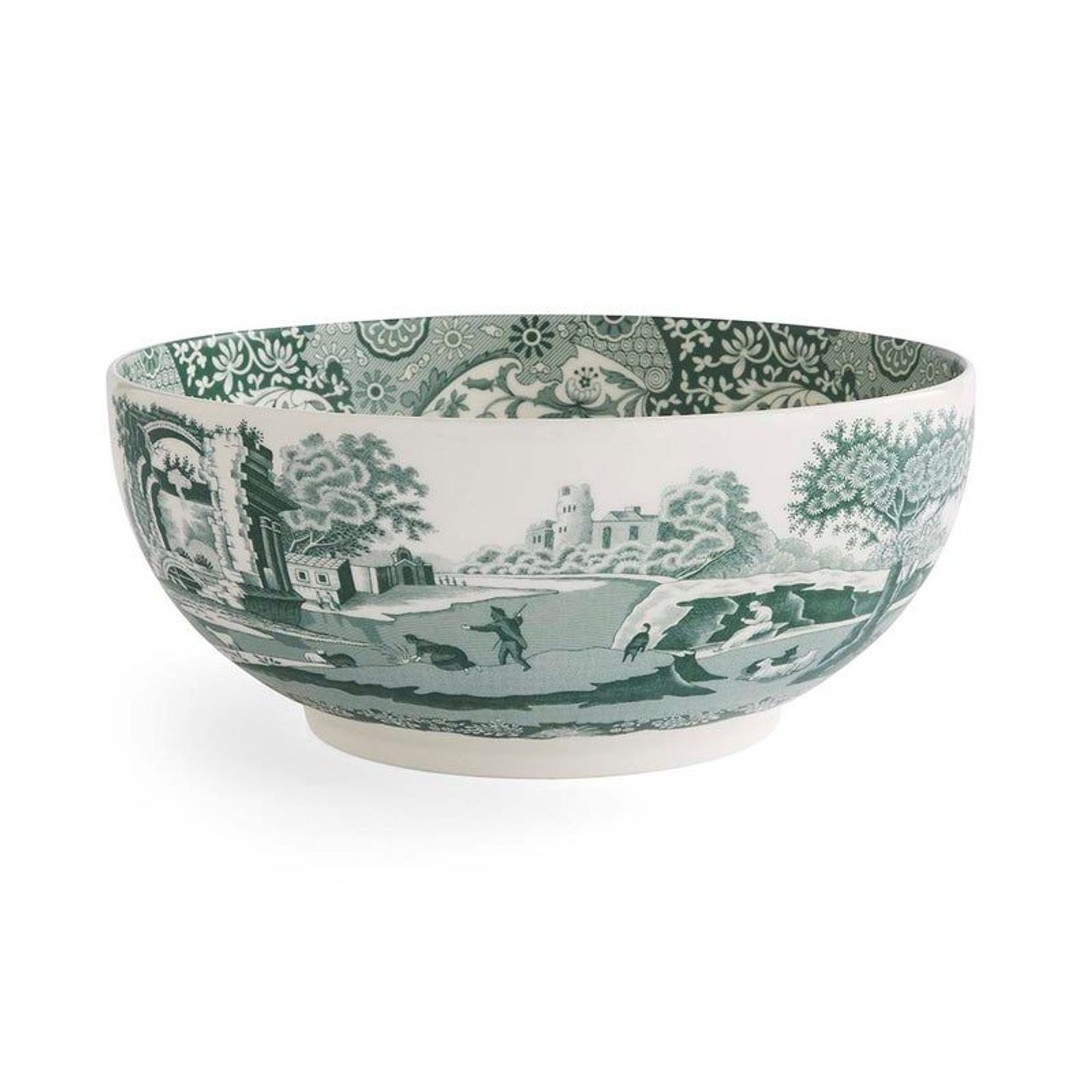 Spode Heritage Green Italian Round Serving Bowl 27.5cm