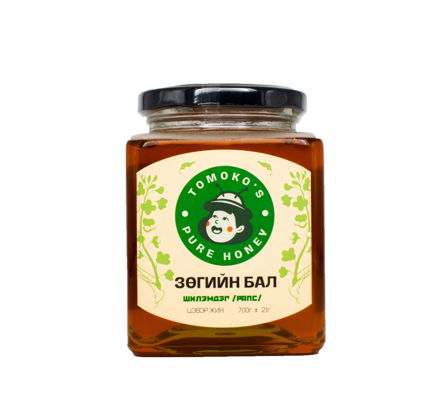 Рапс цэцгийн зөгийн бал /700г/