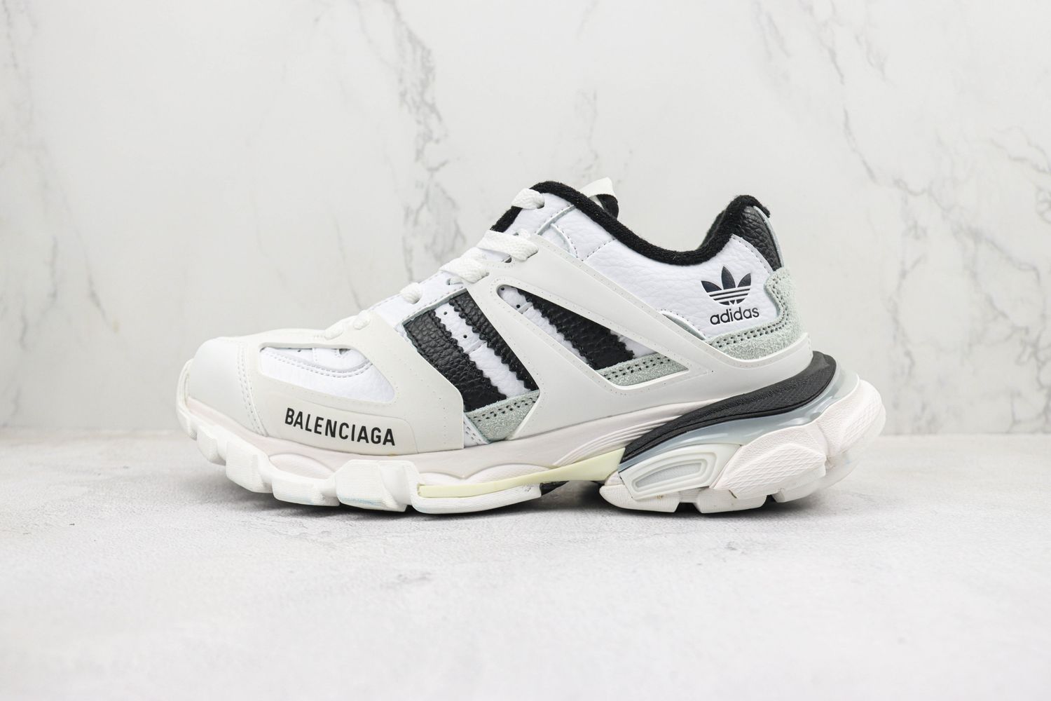 Adidas x Balenciaga Track Sneaker 'White Black'