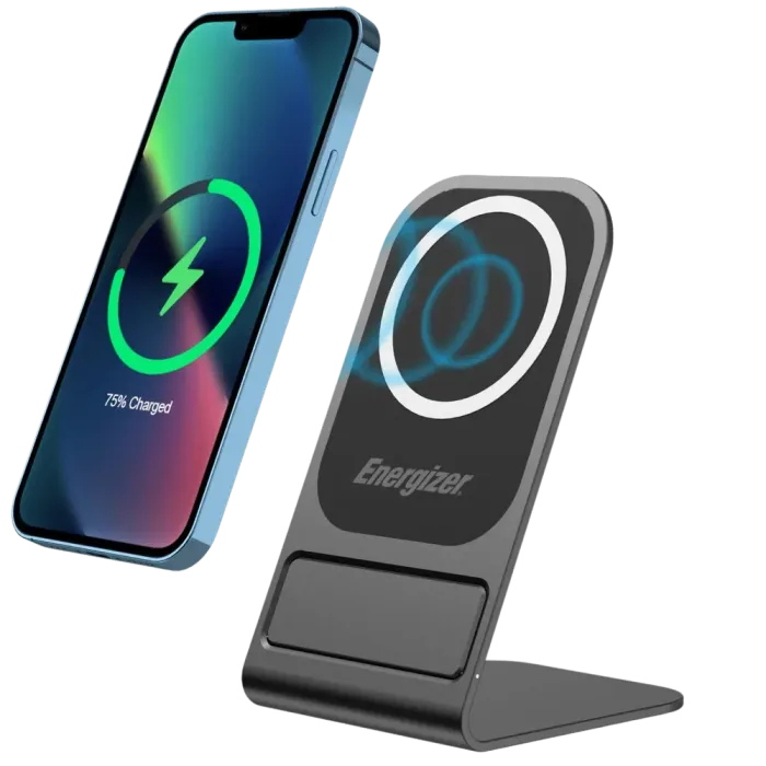 15W Wireless Charging Stand – Smart, Sleek, and Case-Friendly