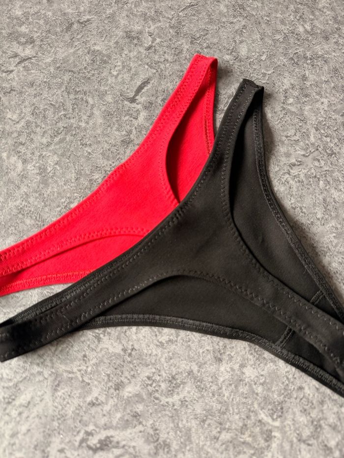 Thong cotton  panty set 2 