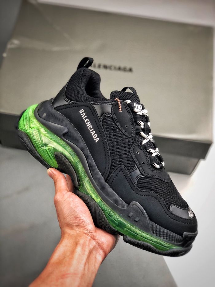 Balenciaga Triple S “Clear Sole Black Green”