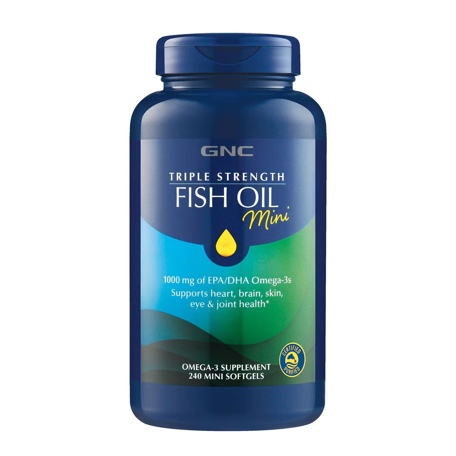 Triple Strength Fish Oil 1000mg - 240 mini Softgels