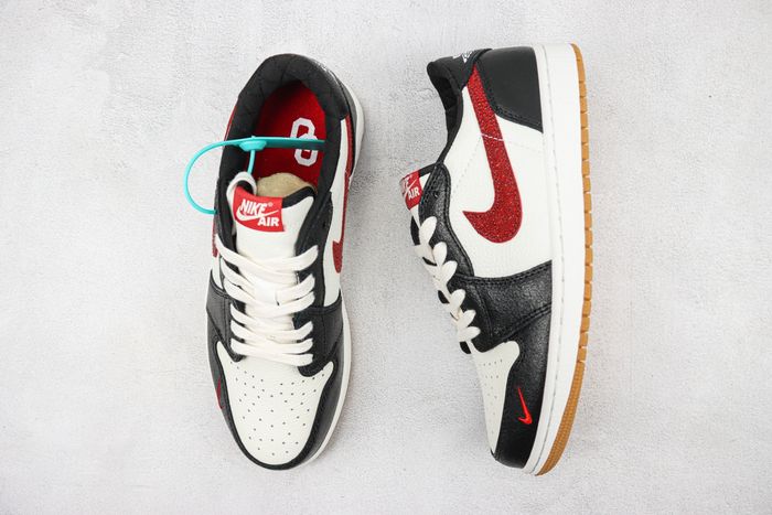 Air Jordan 1 Low OG Oklahoma Sooners Player Exclusive Nike Sample Men's 