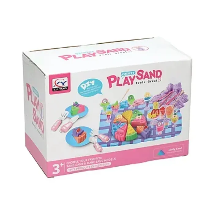 Play sand- cake