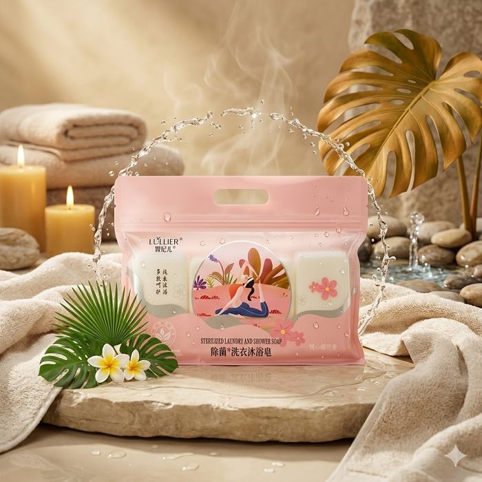 Sterilized laundry and shower soap