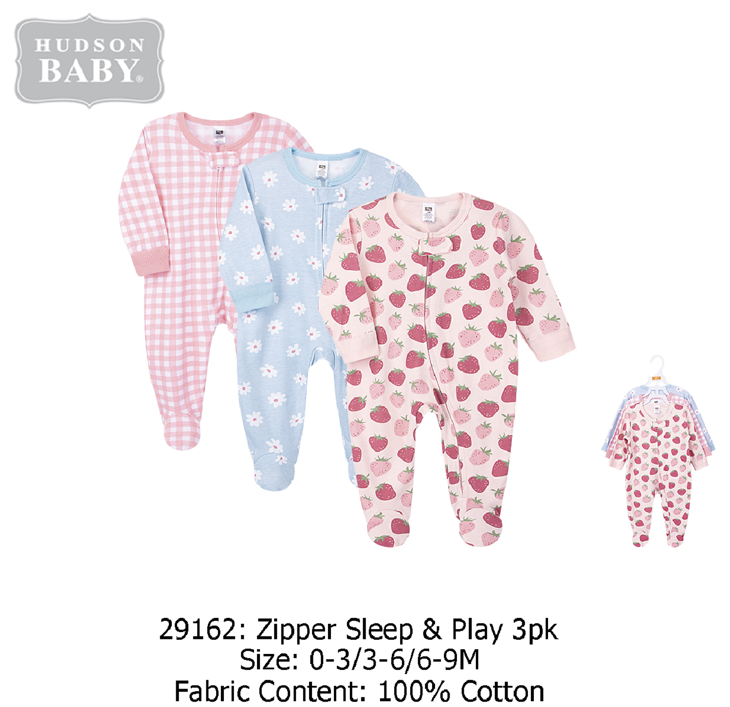 HUDSON BABY - 3 хос боди 