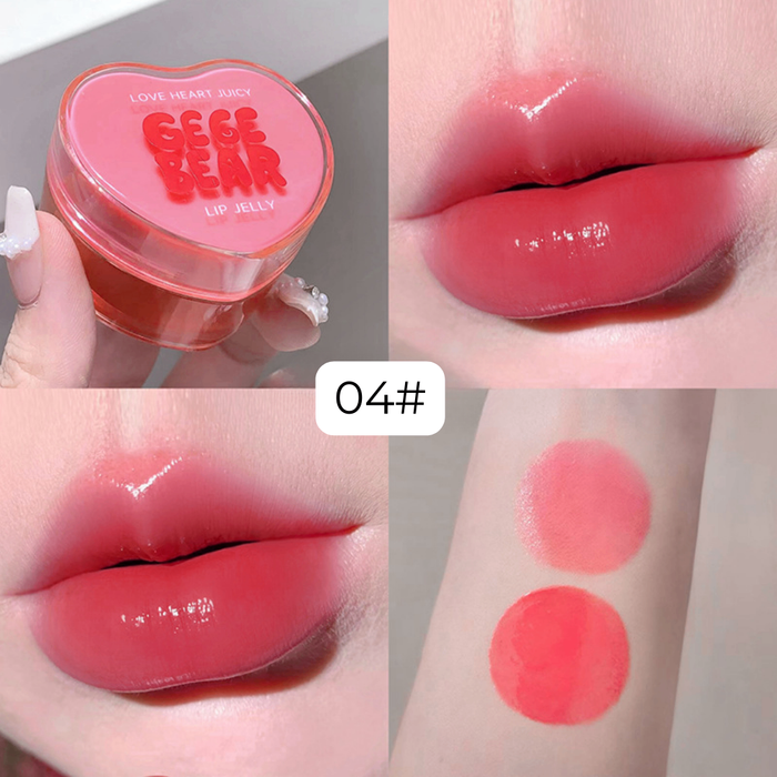 💖 GEGE BEAR Lip Jelly – Чийгшүүлэгч уруулын гялбаа