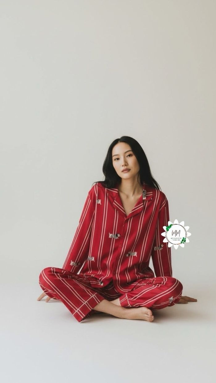 Red cotton pajama