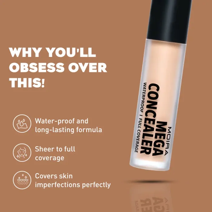 Moira Mega Waterproof concealer /150 cream /