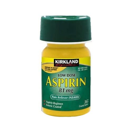 Kirkland Signature Low Dose Aspirin 81 mg. 365ш