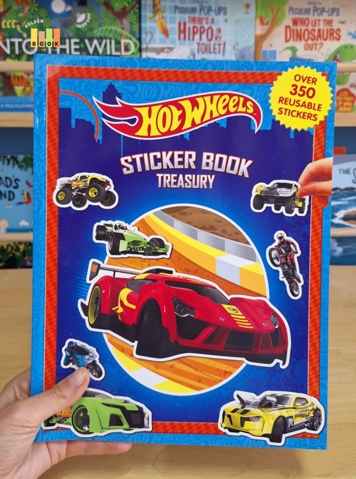 Hot Wheels Sticker Book Treasury 