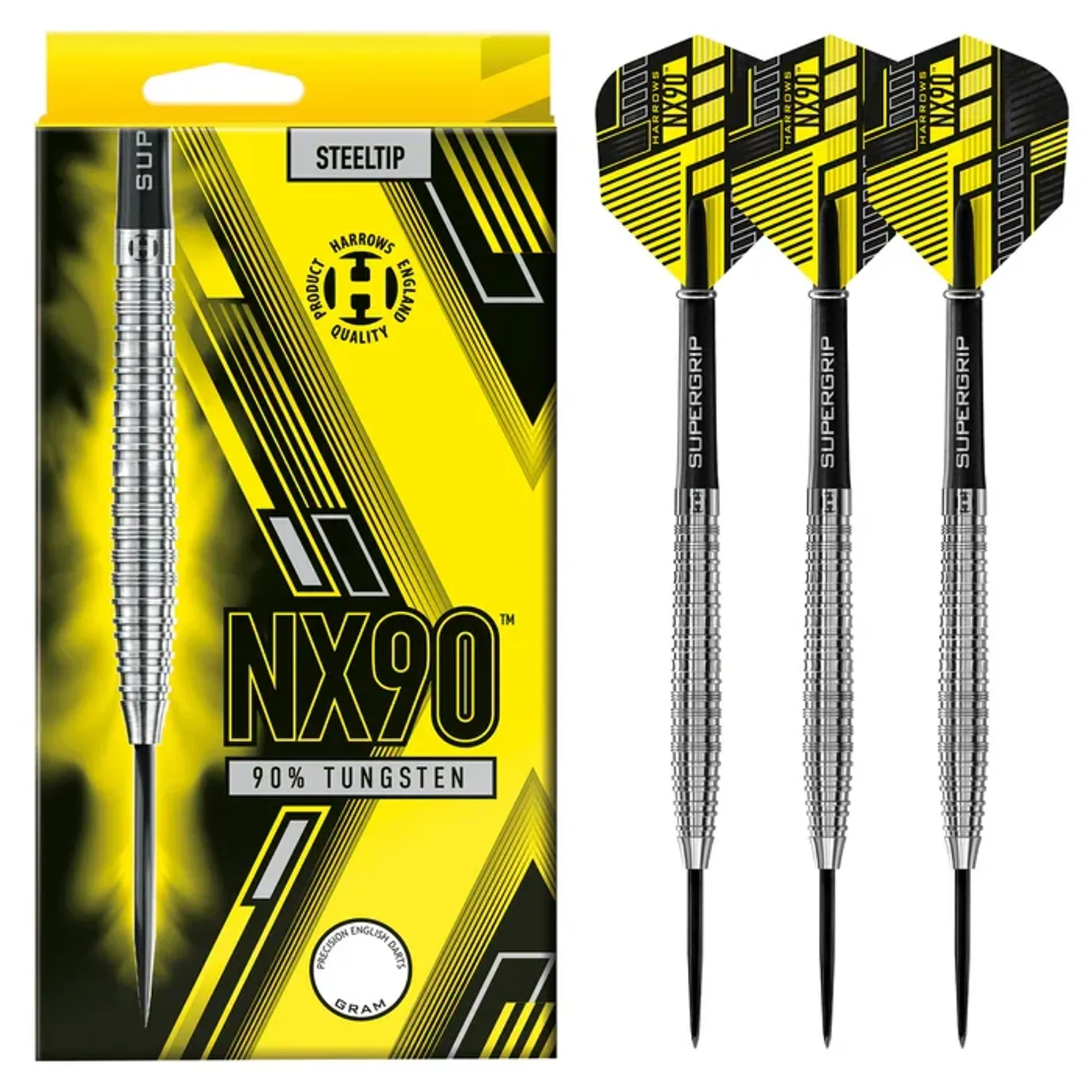 HARROWS NX90 Tapered 90% Steel Tip Darts