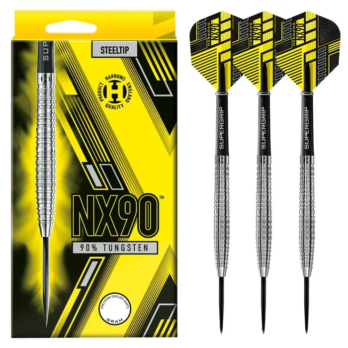 HARROWS NX90 Tapered 90% Steel Tip Darts