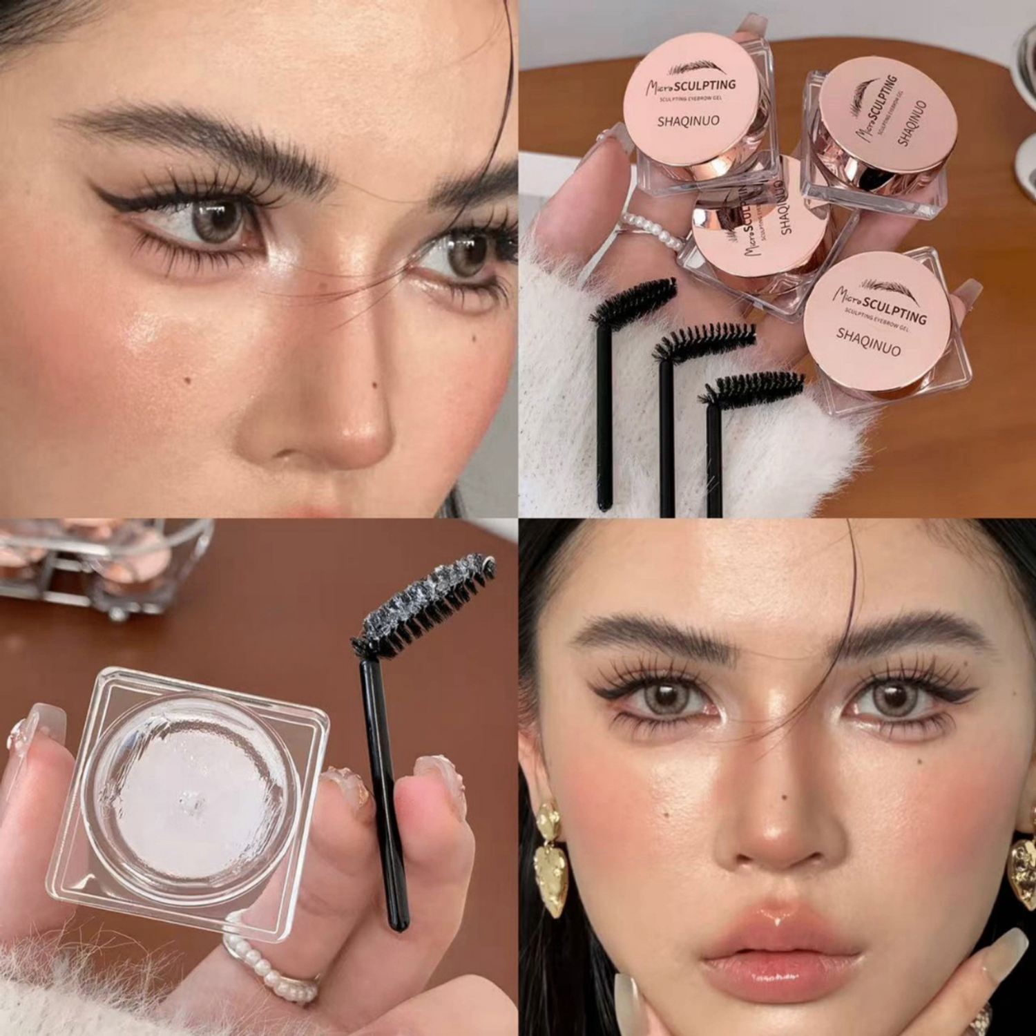 ✨ SHAQINUO Micro Sculpting Brow Wax – Хөмсөг хэлбэржүүлэгч вакс