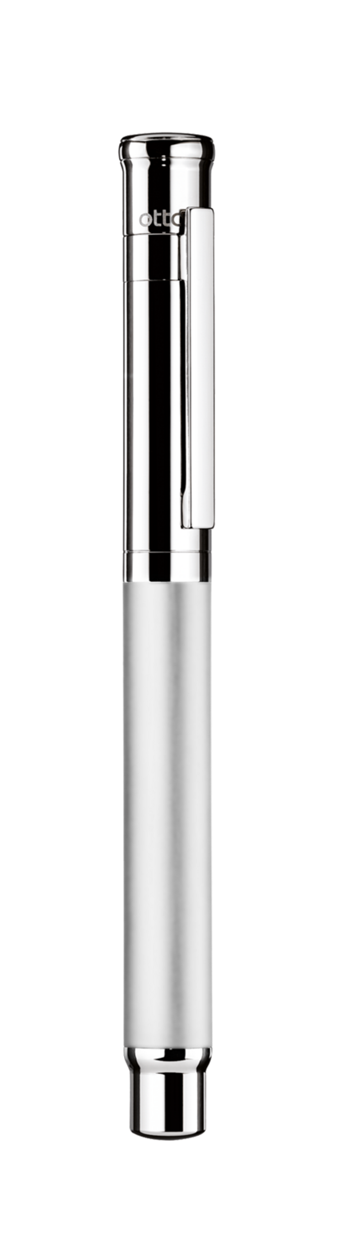 Otto-Hutt Design 04 Fountain Pen - "Platin gray, Barrel platin plated matte, parts platinated shiny"