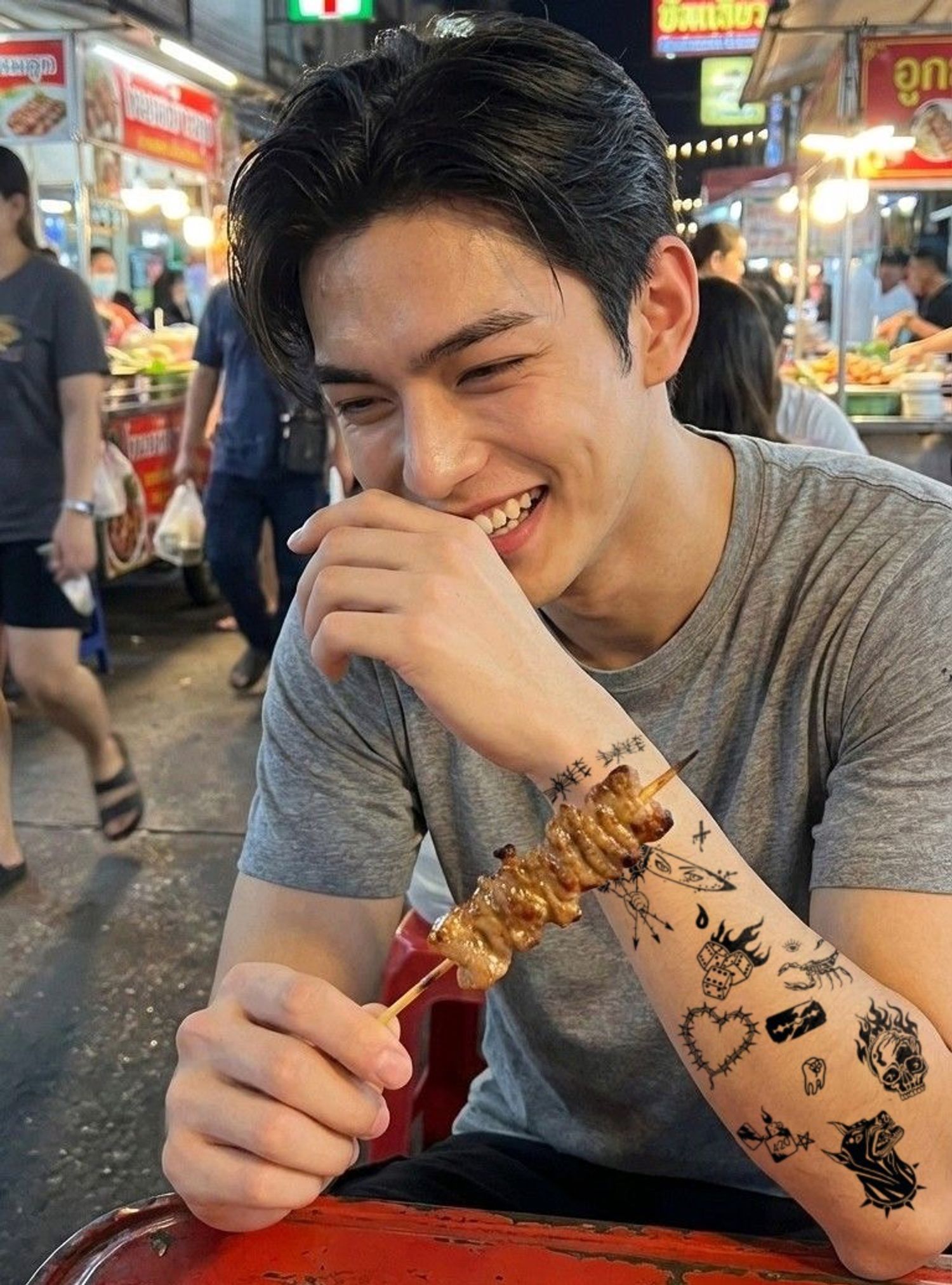 Small Old School Усан шивээс